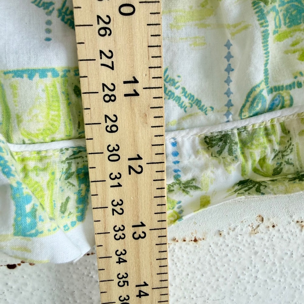 Calypso St Barth Pajama Set Organic Cotton Tropical Print Sleepwear Shorts Small - Picture 10 of 12